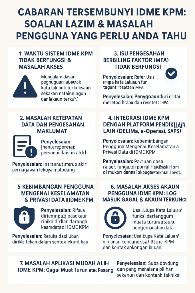 IDME KPM_ Soalan Lazim & Penyelesaian