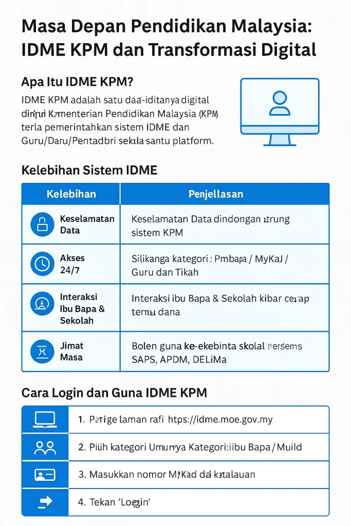 Transformasi IDME KPM dalam Pendidikan