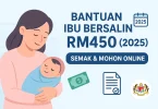 BANTUAN IBU BERSALIN RM450